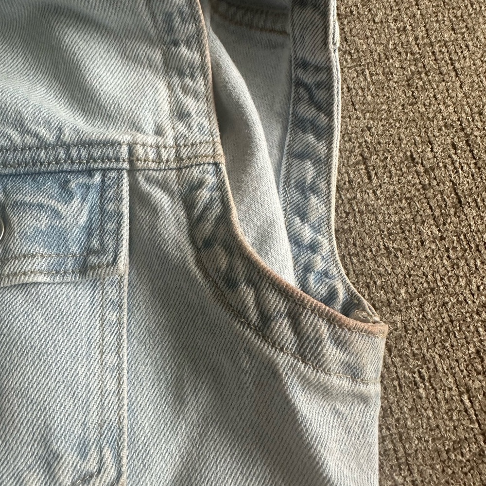 Zara light blue denim dress - Picture 4 of 7